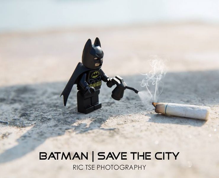Anche Batman si impegna nella lotta per salvare le città!