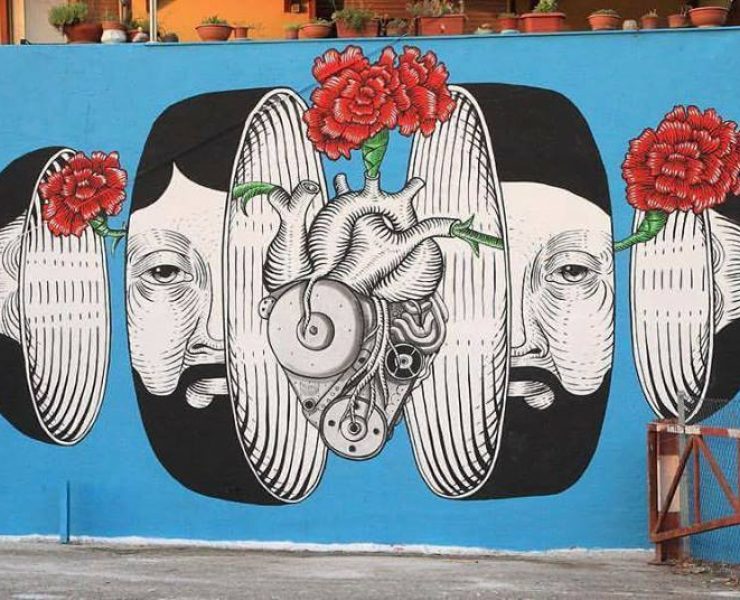 San Gavino: la street art fa rigenerazione urbana in Sardegna